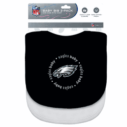 Philadelphia Eagles Baby Bibs 2-Pack