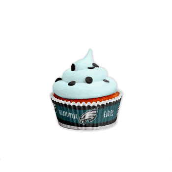 Philadelphia Eagles Baking Cups Large 50 Pack