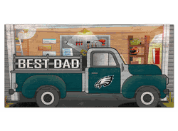 Philadelphia Eagles Best Dad Truck 6x12 Sign