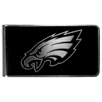 Philadelphia Eagles Black and Steel Money Clip