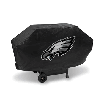 Philadelphia Eagles Black Deluxe Vinyl Grill Cover - 68
