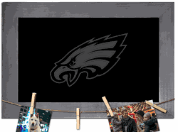 Philadelphia Eagles Blank Chalkboard with frame & clothespins 11x19 Sign