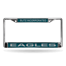 Philadelphia Eagles "Blitz Inc." Laser Chrome Frame
