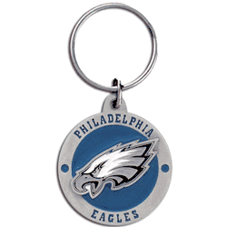 Philadelphia Eagles Carved Metal Key Chain