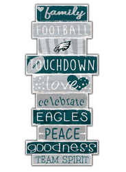 Philadelphia Eagles Celebrations Stack 24" Sign
