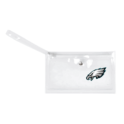 Philadelphia Eagles Clear Ticket Wristlet