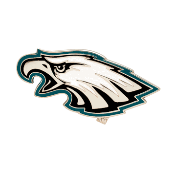 Philadelphia Eagles Collector Pin Jewelry Card
