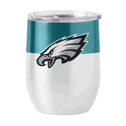 Philadelphia Eagles Colorblock 16oz Stainless Curved Beverage
