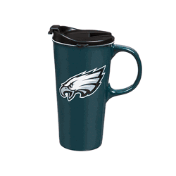 Philadelphia Eagles Drink 17oz Travel Latte Boxed