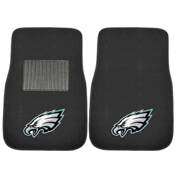 Philadelphia Eagles Embroidered Car Mat Set - 2 Pieces
