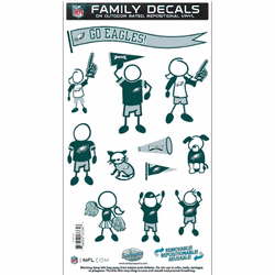 Philadelphia Eagles Family Decal Set Medium