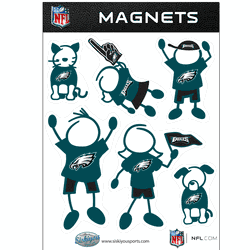Philadelphia Eagles Family Magnet Set