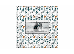 Philadelphia Eagles Floral Pattern 10x10 Frame