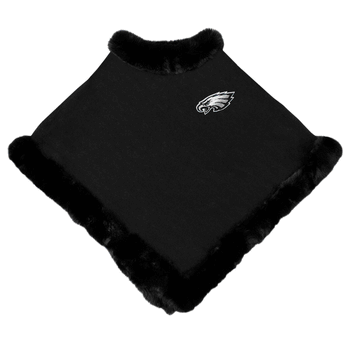 Philadelphia Eagles Fur Trim Poncho