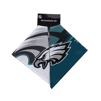 Philadelphia Eagles Home and Away Pet Bandana Set Small