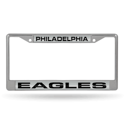 Philadelphia Eagles Laser Chrome Frame
