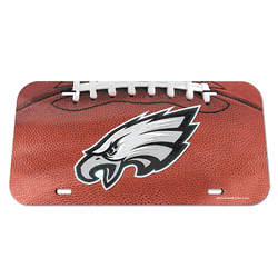 Philadelphia Eagles License Plate Crystal Mirror Football Design