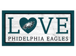 Philadelphia Eagles Love 6x12 Sign