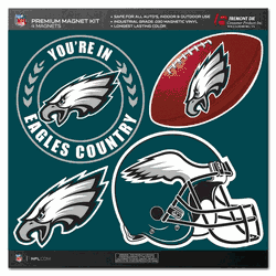 Philadelphia Eagles Magnet Kit 4 Piece CO