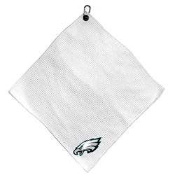 Philadelphia Eagles Microfiber Small Towel - 15" x 15" (White)