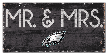 Philadelphia Eagles Mr & Mrs Sign