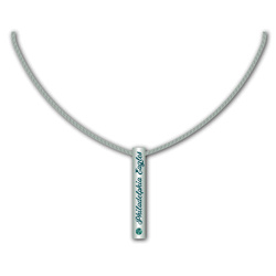 Philadelphia Eagles Necklace Silver Bar - Special Order