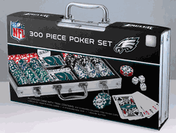 Philadelphia Eagles NFL 300pc Poker Set