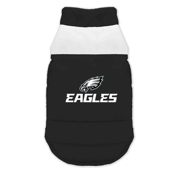 Philadelphia Eagles Pet Parka Puff Vest Large