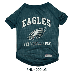 Philadelphia Eagles Pet Raglan Jersey Large