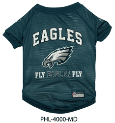 Philadelphia Eagles Pet Raglan Jersey - Medium