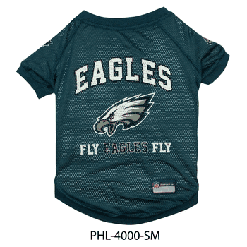 Philadelphia Eagles Pet Raglan Jersey Small