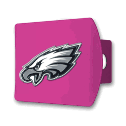 Philadelphia Eagles Pink Metal Hitch Cover with  3D Color Emblem