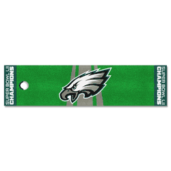 Philadelphia Eagles Putting Green Mat - 1.5ft. x 6ft., 2018 Super Bowl LII Champions