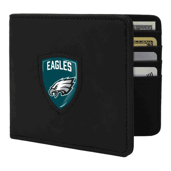 Philadelphia Eagles Shield Wallet - Black