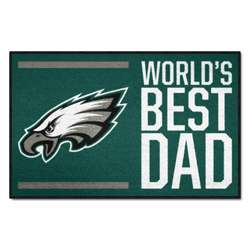 Philadelphia Eagles Starter Mat Accent Rug - 19in. x 30in. World's Best Dad Starter Mat