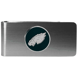 Philadelphia Eagles Steel Money Clip, Round
