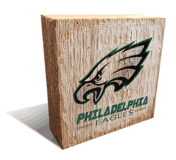 Philadelphia Eagles Team Logo Block 6X6