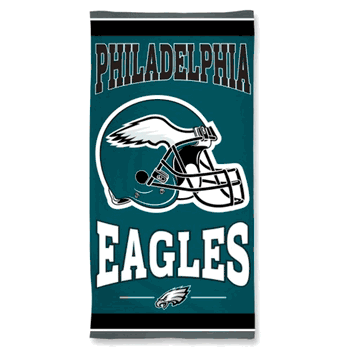 Philadelphia Eagles Towel 30x60 Beach Style