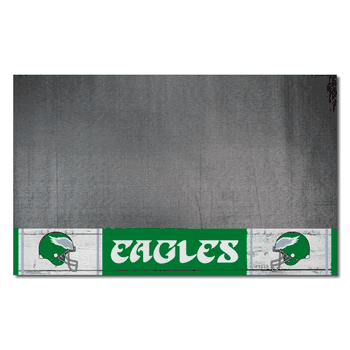 Philadelphia Eagles Vinyl Grill Mat - 26in. x 42in. - Retro Collection