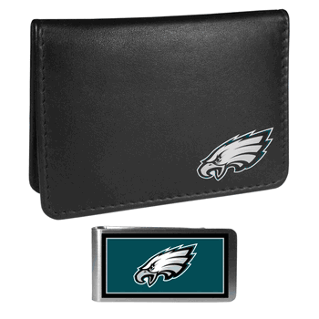 Philadelphia Eagles Weekend Bi-fold Wallet & Color Money Clip