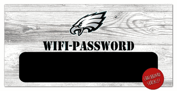 Philadelphia Eagles Wifi Password 6x12 Sign