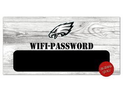 Philadelphia Eagles Wifi Password 6x12 Sign