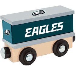 Philadelphia Eagles Wood Train Box Car