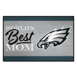 Philadelphia Eagles World's Best Mom Starter Mat Accent Rug - 19in. x 30in.