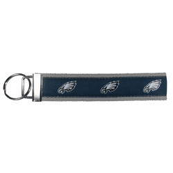 Philadelphia Eagles Woven Wristlet Key Chain
