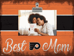 Philadelphia Flyers 10" x 8" Best Mom with Stripe Clip Frame
