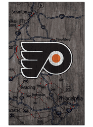 Philadelphia Flyers 11x19 City Map Sign