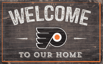 Philadelphia Flyers 11x19 Welcome to our Home Sign