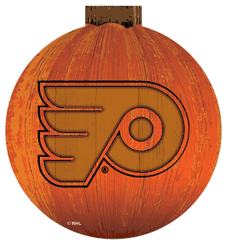 Philadelphia Flyers 12 in. Halloween Pumpkin Sign