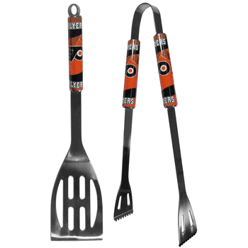 Philadelphia Flyers 2 pc Steel BBQ Tool Set
